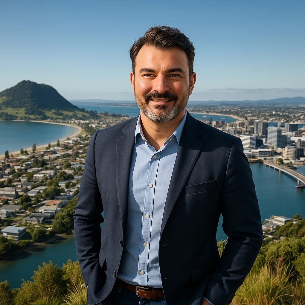 Eddie Biesenbach – Mobile Mortgage Broker in Tauranga meeting clients over coffee