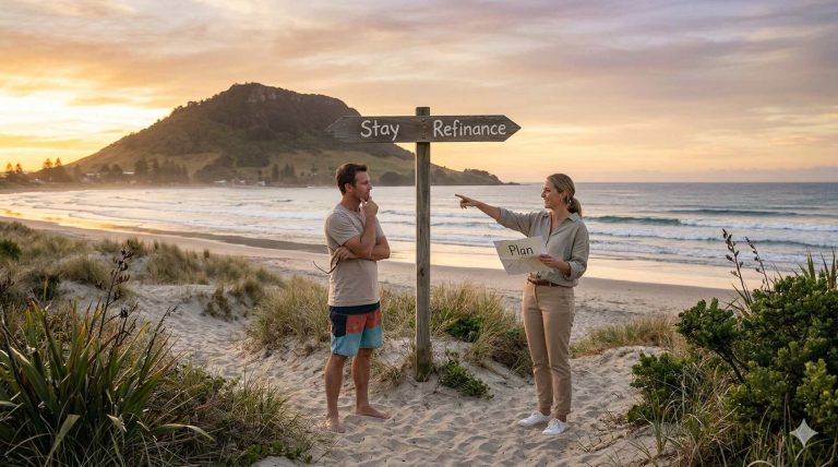 Refinancing in Tauranga NZ decision explained by mortgage broker at Mount Maunganui
